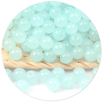 6 mm 8 mm staklene perle okruglog oblika Okrugle labave razmaknice perle za izradu nakita DIY privjesci Narukvica Ogrlica Dodaci