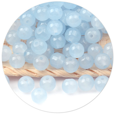 6 mm 8 mm staklene perle okruglog oblika Okrugle labave razmaknice perle za izradu nakita DIY privjesci Narukvica Ogrlica Dodaci