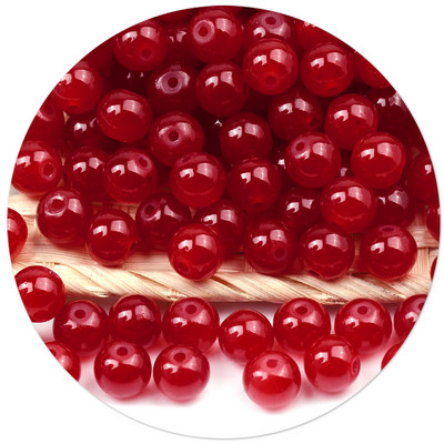 6 mm 8 mm staklene perle okruglog oblika Okrugle labave razmaknice perle za izradu nakita DIY privjesci Narukvica Ogrlica Dodaci