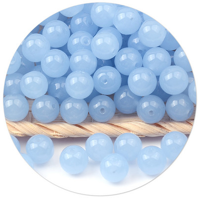 6 mm 8 mm staklene perle okruglog oblika Okrugle labave razmaknice perle za izradu nakita DIY privjesci Narukvica Ogrlica Dodaci