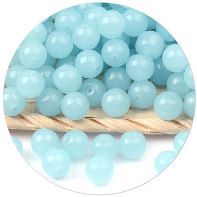 6 mm 8 mm staklene perle okruglog oblika Okrugle labave razmaknice perle za izradu nakita DIY privjesci Narukvica Ogrlica Dodaci