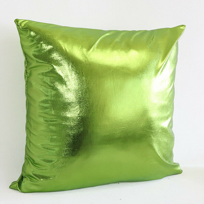 9 boja 45x45cm metalik sjajna jednobojna jastučnica od PU folije Hotelska spavaća soba Dnevni boravak Jastučnica Party Događaj Dekoracija doma