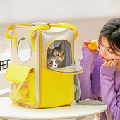 Macska hátizsák kisállat válltáska Outdoor Travel Cat Bag Erős és tartós hátizsák kis és közepes méretű háziállatok számára