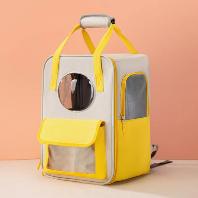 Macska hátizsák kisállat válltáska Outdoor Travel Cat Bag Erős és tartós hátizsák kis és közepes méretű háziállatok számára