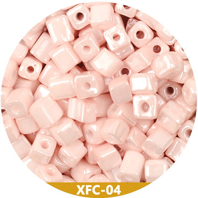 Približno 4 mm perle šarm krem boje labave razmaknice kockaste perle za izradu nakita Ručno izrađena Diy narukvica Ogrlica Abalorios Kralen