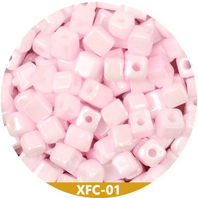 Približno 4 mm perle šarm krem boje labave razmaknice kockaste perle za izradu nakita Ručno izrađena Diy narukvica Ogrlica Abalorios Kralen