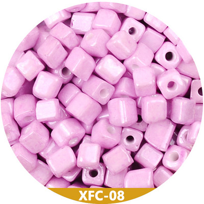 Približno 4 mm perle šarm krem boje labave razmaknice kockaste perle za izradu nakita Ručno izrađena Diy narukvica Ogrlica Abalorios Kralen