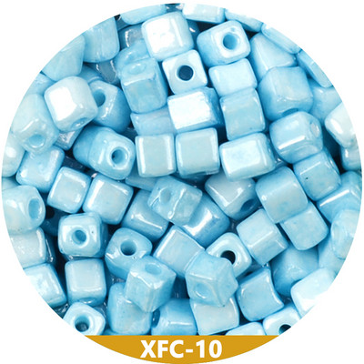 Približno 4 mm perle šarm krem boje labave razmaknice kockaste perle za izradu nakita Ručno izrađena Diy narukvica Ogrlica Abalorios Kralen