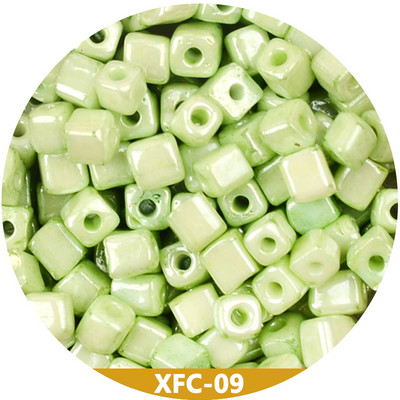 Približno 4 mm perle šarm krem boje labave razmaknice kockaste perle za izradu nakita Ručno izrađena Diy narukvica Ogrlica Abalorios Kralen