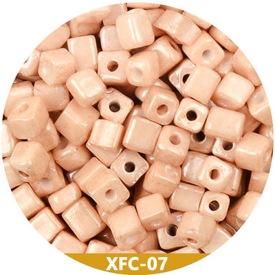 Približno 4 mm perle šarm krem boje labave razmaknice kockaste perle za izradu nakita Ručno izrađena Diy narukvica Ogrlica Abalorios Kralen