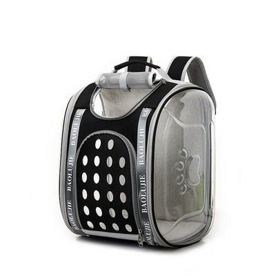 Mačji ruksak, prozračna torba za prijevoz kućnih ljubimaca na rame s prozorom, prijenosna nosiljka za mačke