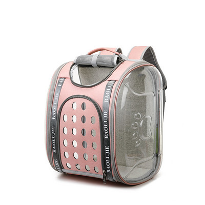 Mačji ruksak, prozračna torba za prijevoz kućnih ljubimaca na rame s prozorom, prijenosna nosiljka za mačke