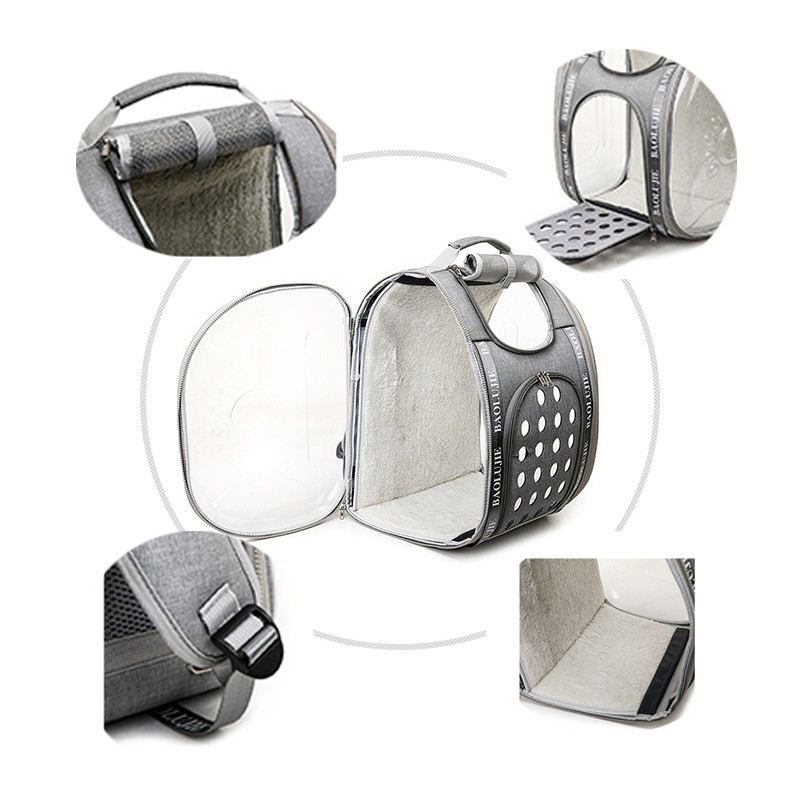 Mačji ruksak, prozračna torba za prijevoz kućnih ljubimaca na rame s prozorom, prijenosna nosiljka za mačke