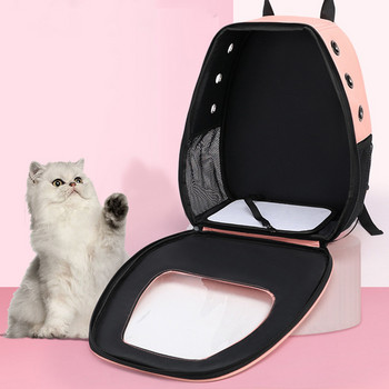 Τσάντα κατοικίδιων ζώων Φορητό σακίδιο πλάτης Dog Cat Carriers Carriers Τσάντα ταξιδιού Αξεσουάρ αναπνοής ανακλαστική ταινία τσάντα κατοικίδιων ζώων