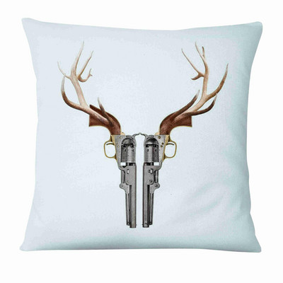 Afiș publicitar creativ Pernă cu imprimeu animal proaspăt Pernă decorativă Decorat pentru canapea Pernă 45*45cm Almofadas 45*45