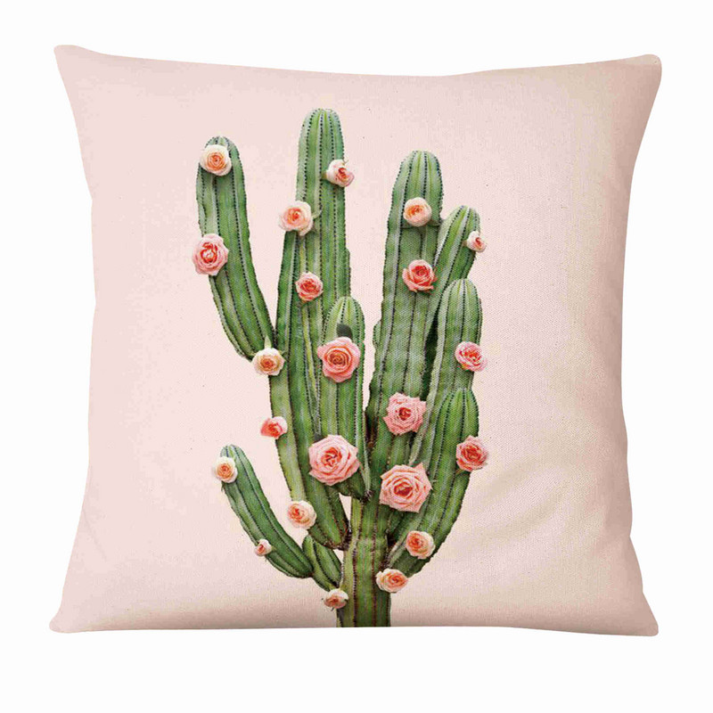 Afiș publicitar creativ Pernă cu imprimeu animal proaspăt Pernă decorativă Decorat pentru canapea Pernă 45*45cm Almofadas 45*45