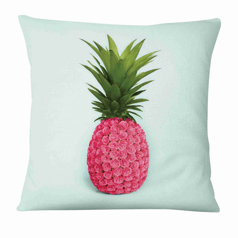 Afiș publicitar creativ Pernă cu imprimeu animal proaspăt Pernă decorativă Decorat pentru canapea Pernă 45*45cm Almofadas 45*45