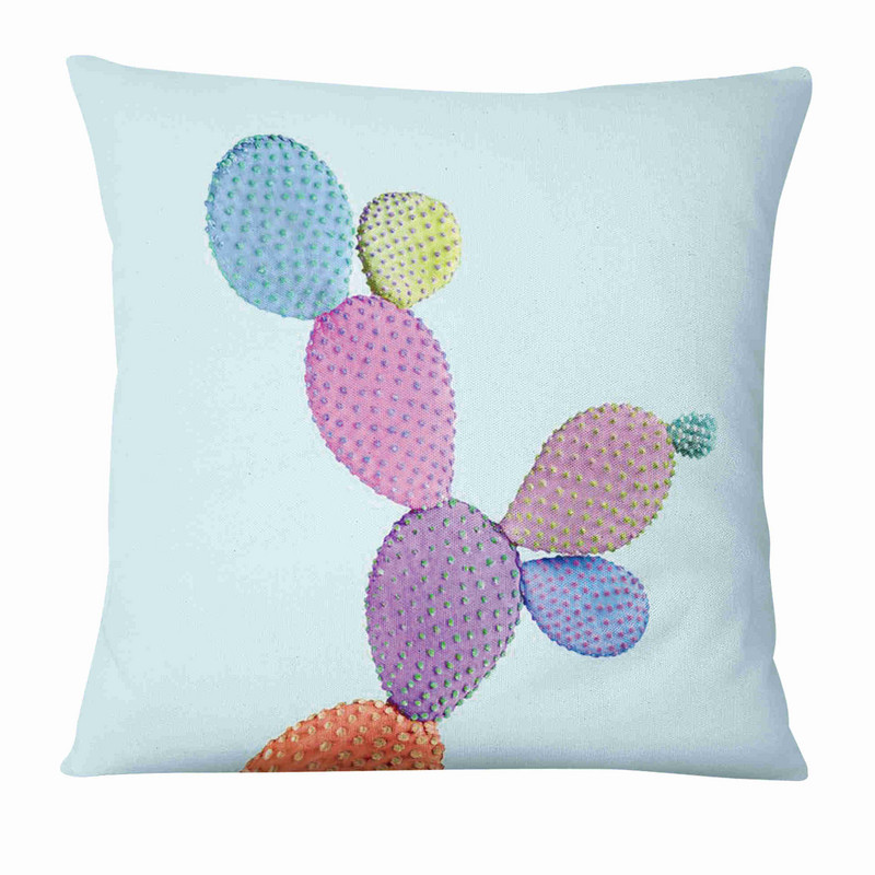 Afiș publicitar creativ Pernă cu imprimeu animal proaspăt Pernă decorativă Decorat pentru canapea Pernă 45*45cm Almofadas 45*45