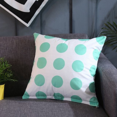 Nordic crna bijela jastučnica jednostavan ukras za dnevnu sobu Jastuk za struk Kratki plišani jastuk za kauč Skriveni patentni zatvarač 45*45cm