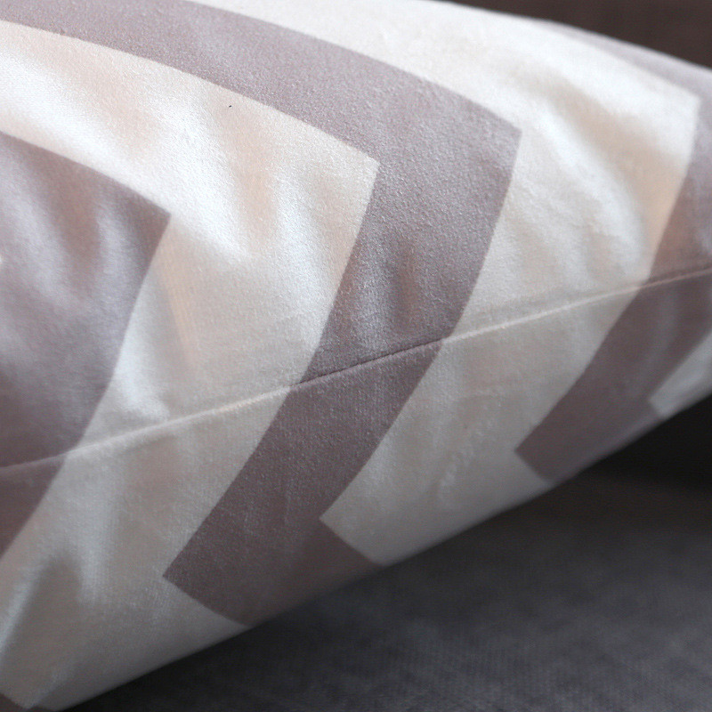 Nordic fekete fehér párnahuzat egyszerű nappali dekoráció Derékpárna Rövid plüss kanapé párna Rejtett cipzár 45*45cm