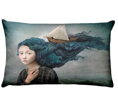 Otthoni Párnák Dekoráció Nordic Dreaming Girls Párna Dekoratív Párna Almofadas Decorativas Para Sofa Dob párna 45*45cm