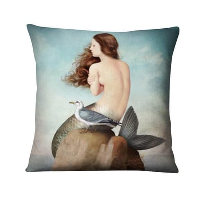 Otthoni Párnák Dekoráció Nordic Dreaming Girls Párna Dekoratív Párna Almofadas Decorativas Para Sofa Dob párna 45*45cm