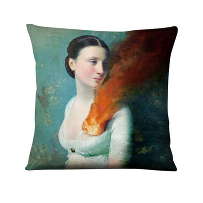 Otthoni Párnák Dekoráció Nordic Dreaming Girls Párna Dekoratív Párna Almofadas Decorativas Para Sofa Dob párna 45*45cm