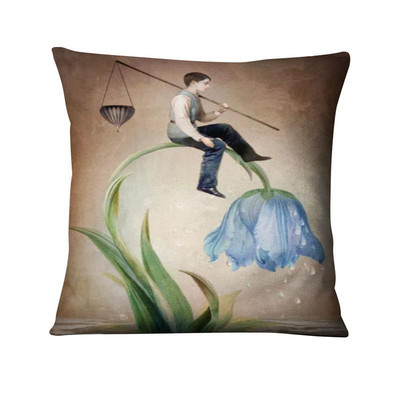 Otthoni Párnák Dekoráció Nordic Dreaming Girls Párna Dekoratív Párna Almofadas Decorativas Para Sofa Dob párna 45*45cm