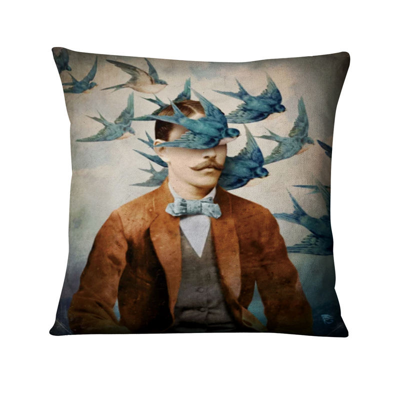 Otthoni Párnák Dekoráció Nordic Dreaming Girls Párna Dekoratív Párna Almofadas Decorativas Para Sofa Dob párna 45*45cm