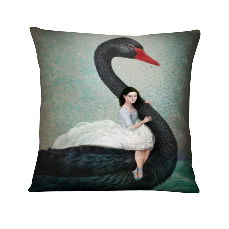 Otthoni Párnák Dekoráció Nordic Dreaming Girls Párna Dekoratív Párna Almofadas Decorativas Para Sofa Dob párna 45*45cm