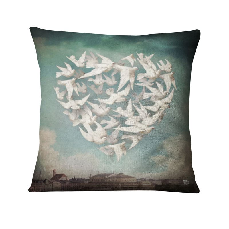 Otthoni Párnák Dekoráció Nordic Dreaming Girls Párna Dekoratív Párna Almofadas Decorativas Para Sofa Dob párna 45*45cm