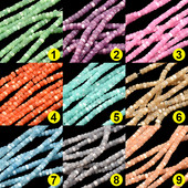 2x3,5 mm prirodne Heishi perle labave male perle kruške obojene perle šarm školjke za izradu nakita ogrlica narukvice naušnice