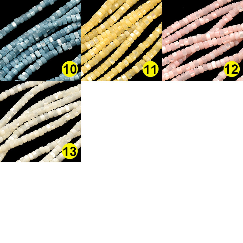 2x3,5 mm prirodne Heishi perle labave male perle kruške obojene perle šarm školjke za izradu nakita ogrlica narukvice naušnice