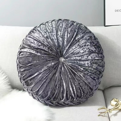 Pastoralni stil Okrugli jastuk za sjedalo/naslon Jastuk za kauč Jastuk za kauč od baršunaste tkanine Pouf za bacanje Cojines Decorativos Para Sofa