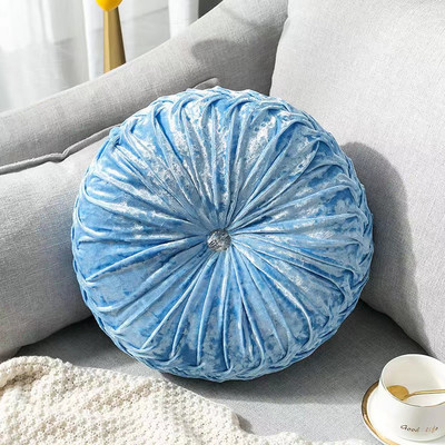 Pastoralni stil Okrugli jastuk za sjedalo/naslon Jastuk za kauč Jastuk za kauč od baršunaste tkanine Pouf za bacanje Cojines Decorativos Para Sofa