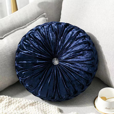 Pastoralni stil Okrugli jastuk za sjedalo/naslon Jastuk za kauč Jastuk za kauč od baršunaste tkanine Pouf za bacanje Cojines Decorativos Para Sofa