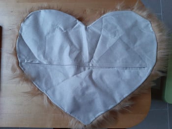 Μαξιλάρι κούκλα μαλακής υφής Ευρεία εφαρμογή PP βαμβακερό διακοσμητικό κάλυμμα μαξιλαριού καναπέ σε σχήμα καρδιάς Οικιακά προμήθειες