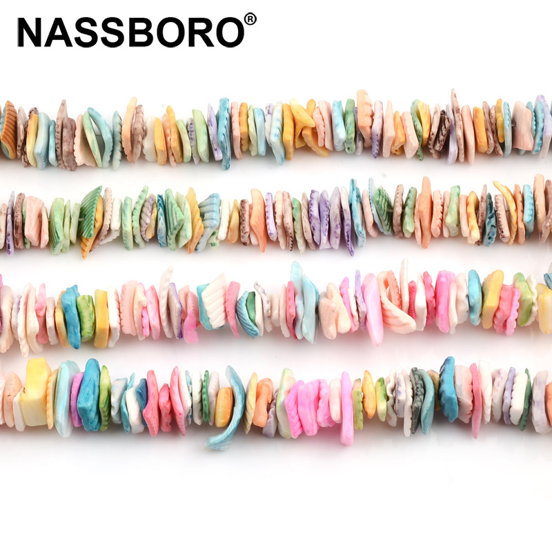 8 ~ 10 mm nepravilne četvrtaste školjkaste razmaknice perle od prirodnog dragulja poludragog kamena perle diy ogrlica narukvica izrada nakita