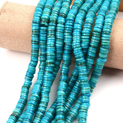 Mărgele distanțiere cu mărgele Heishi din coajă naturală de 7-8 mm Mărgele din coajă naturală de culoare vopsită pentru realizarea de bijuterii, brățări sau colier