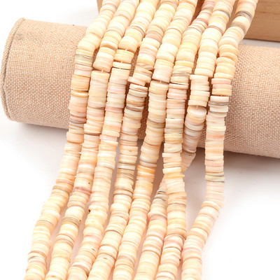 Mărgele distanțiere cu mărgele Heishi din coajă naturală de 7-8 mm Mărgele din coajă naturală de culoare vopsită pentru realizarea de bijuterii, brățări sau colier