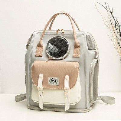 Prozračni ruksak za mačke, male pse, torbe za prijevoz na otvorenom, torbe za kućne ljubimce velikog kapaciteta, torbe za rame, transportere za štene, mače