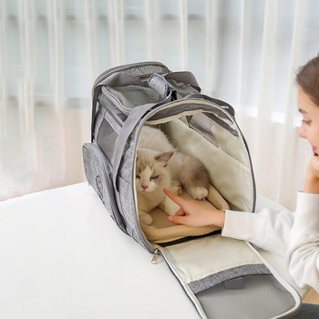 Σακίδιο πλάτης LDLC γάτας Φορητό φορέα για γάτες Μικρά σκυλιά Τσάντα ώμου για κατοικίδια Εξωτερική μεταφορά Αξεσουάρ για γάτες κατοικίδιων ζώων εσωτερικού χώρου