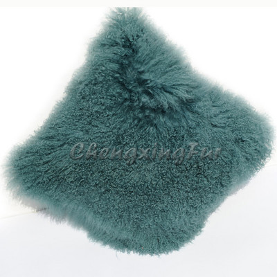 CX-D-04 Super mekana plišana navlaka za jastuk za sjedalo od pravog mongolskog janjećeg krzna slatka navlaka za jastuk za stolicu