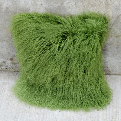 CX-D-04 Super mekana plišana navlaka za jastuk za sjedalo od pravog mongolskog janjećeg krzna slatka navlaka za jastuk za stolicu