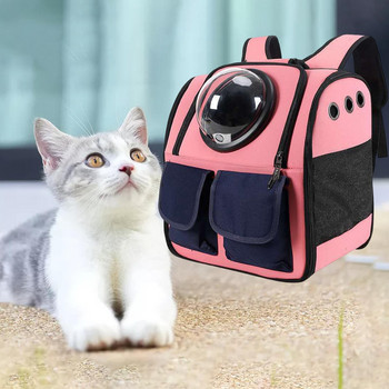 Преносима раница за котка Carrier Outdoor Space Capsule Pet Travel Bag Pet Carrier Packs for Rabbit Kitten