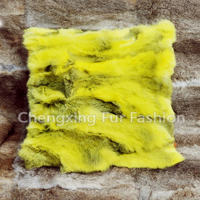 Besplatna dostava CX-D-59 40x60cm Jastučnica od zečjeg krzna prirodne smeđe boje ~Dropska dostava