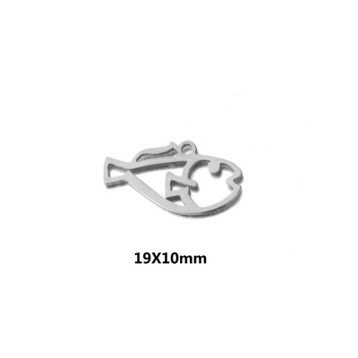 5 kom/lot Morske školjke od nehrđajućeg čelika Privjesci Ocean Privjesci Morska zvijezda Anklet Narukvica Ogrlica DIY Ručno izrađeni dodaci Obrt