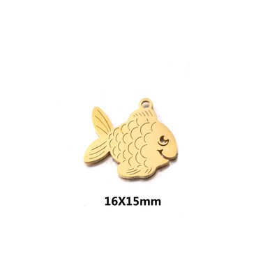 5 kom/lot Morske školjke od nehrđajućeg čelika Privjesci Ocean Privjesci Morska zvijezda Anklet Narukvica Ogrlica DIY Ručno izrađeni dodaci Obrt