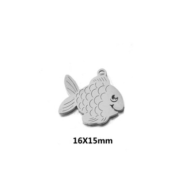 5 kom/lot Morske školjke od nehrđajućeg čelika Privjesci Ocean Privjesci Morska zvijezda Anklet Narukvica Ogrlica DIY Ručno izrađeni dodaci Obrt