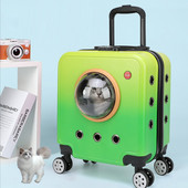 Torba za mačke Prijenosna kolica za kućne ljubimce Pas Mačka Prtljaga PC Velikog kapaciteta Brava s kodiranom bravom Torbica za letenje Nosači za prijevoz mačaka za kućne ljubimce